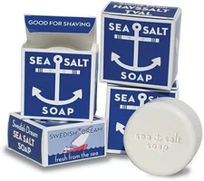 Swedish Dream Sea Salt Invigorating Bath Soap, 4.3 Ounce (Pack of 12)