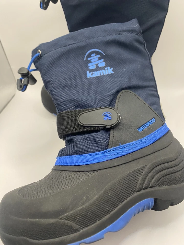 Kamik Impermeable Niños Talla 11 Azul y Negro Foto 3 de 4