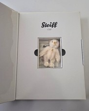 2009 Steiff Club Bear White Alpaca 4" with Box