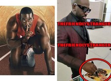 Shamier Anderson signed "BEN JOHNSON STORY" 8x10 Photo EXACT PROOF a COA