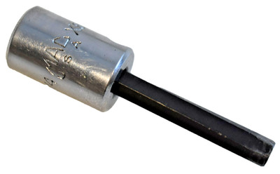 Mac Tools X86D 1/4'' SAE Hex Bit Socket Driver 3/8'' Drive Chrome USA