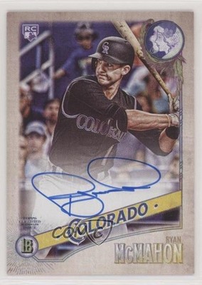 2018 Topps Gypsy Queen Logo Swap 19/99 Ryan McMahon #GQA-RM Rookie Auto RC 4l3