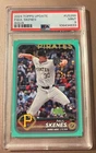 2024 Topps Update Series - Rookie Debut Paul Skenes #US288 Aqua (RC) PSA 9