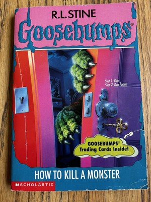 Goosebumps #46 How To Kill A Monster (1st Print with Trading Cards) R.L. Stine