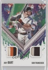 2021 Panini Diamond Kings DK Materials Holo Platinum Blue 7/25 Joey Bart 0nr3