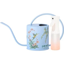 Indoor Watering Can for House Plants 1.5L Long Spout Metal Watering Pot