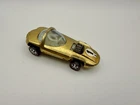 Hot Wheels Redline 1968 Silhouette US Gold White Interior