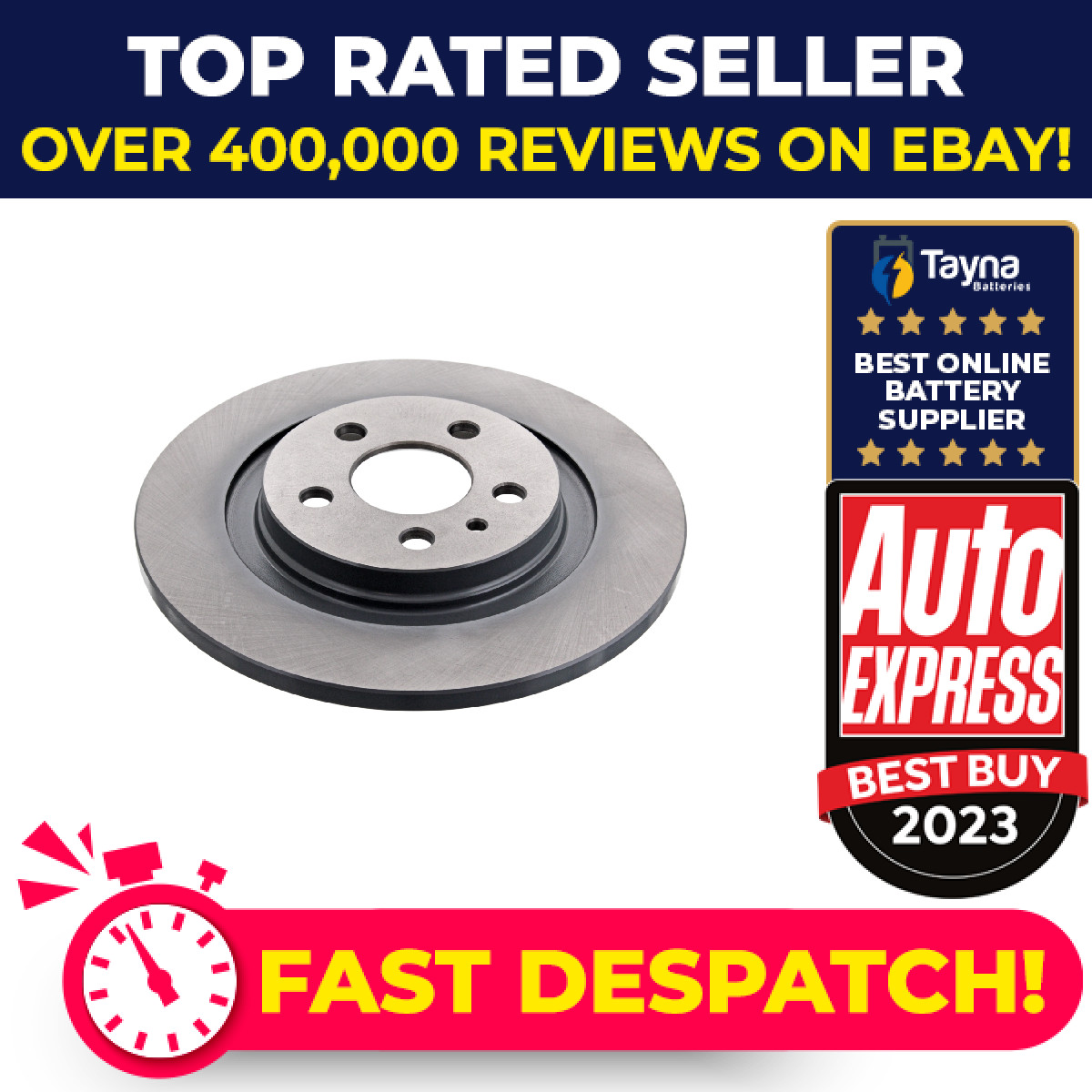 2x Brake Discs Pair Solid fits PEUGEOT 807 2.2D Rear 2002 on 272mm Set 4246P3