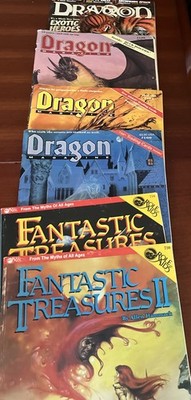 Dungeon & Dragons Fantastic Treasures Lot of 5 Vintage Game  Collection!