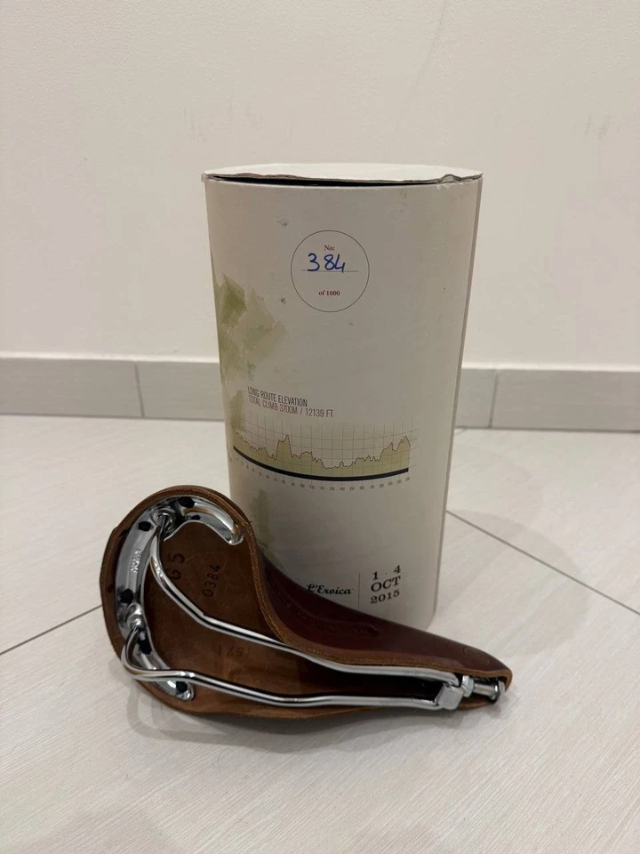 Седло brooks team professional Leroica ограниченный выпуск 2015 - Изображение 2 из 4