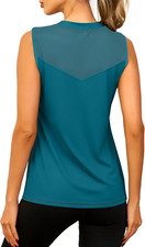 Canotta Sportiva Donna Top Senza Maniche Palestra Canotte Donna Fitness Yoga Cor