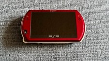 Sony PSP Go Red & Black With 144GB of Storage, PS Vita Battery, Charger, & Case