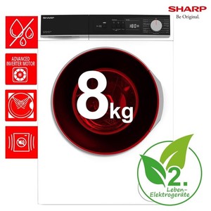 Sharp ES-NFA814BW1NA-DE Waschmaschine 8kg AquaStop RO_ES-NFA814BW1NA-DE_R