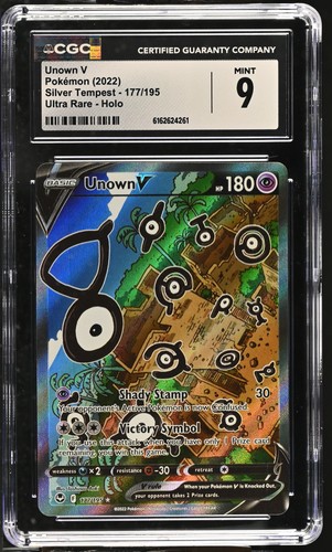 Unown V graded CGC 9 for sale on eBay