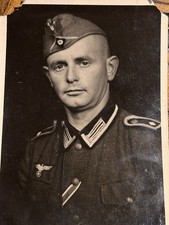 ⚠️ Foto Wehrmacht Offizier Rang WK2 1939–1945 Verwundetenabzeichen Uniform 6x8