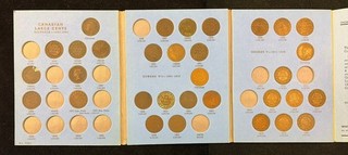 Whitman Canadian Large 1c Cents Collection 1858 1920; Almost Complete (L773)