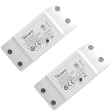 2PCS SONOFF BASICR4 WiFi Smart Switch, ESP32 Chip Universal DIY Module,10A 2400W