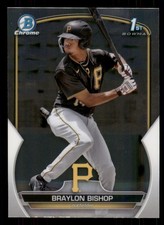 2023 Bowman Braylon Bishop #BCP-90 Pittsburgh Pirates Baseball Card