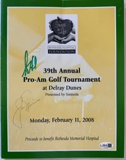 Jack Nicklaus & Scott Hoch Signed 39th Annual Pro Am Golf Tournament Program (JS