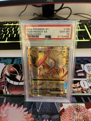 Pokemon Karte - Mega M Pidgeot EX 105/108 Fullart XY Evolutions - PSA 10 Karte