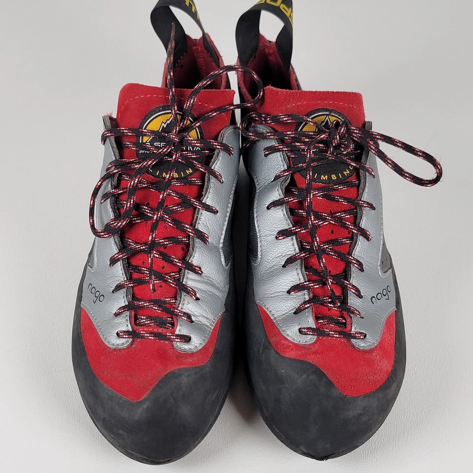 La Sportiva Nago Rock Climbing Shoes Men Size 10/ Women's 11 Gray Italy - Image 2 of 4