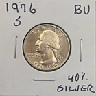 1976-S 40% Silver Washington Quarter BU (Brilliant Uncirculated) San Francisco