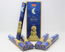 Hem Incense: THE MOON - You Pick Amount: 20, 60, 100 or 120 Sticks 