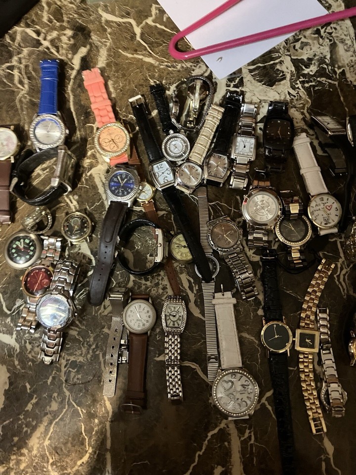 Used watch lot For Repair Or Parts eBay