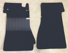 Fußmatten Autoteppiche für Mercedes SL R107 1971-1989 dklblau Neu Velours Kunstl