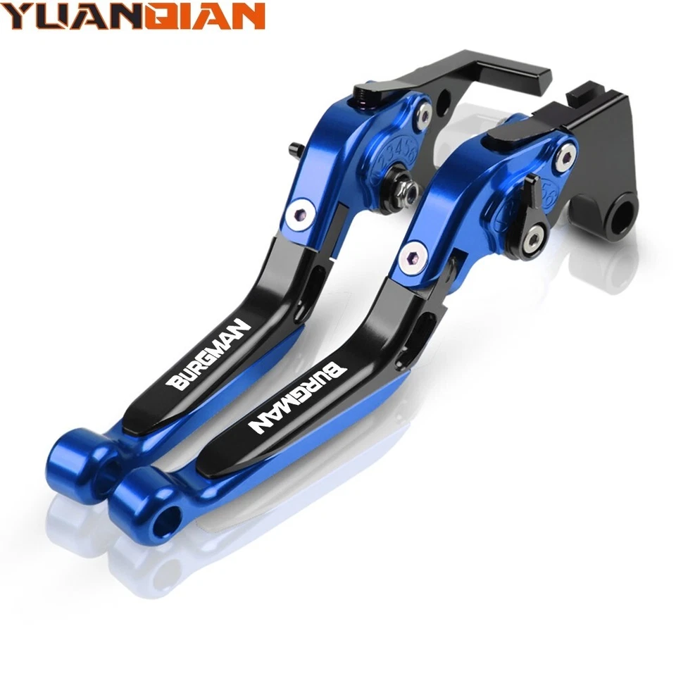 Palancas de freno traseras delanteras extensibles plegables para SUZUKI AN 650 AN650 Burgman 03-20 Foto 4 de 4
