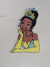 Tiana Frog Princess DIY 3 1/2-inch Iron on Embroidered Applique Patch