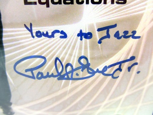 CDR Paul Lowe, Jr SLICK EQUATIONS Jazz saxophonist composer SIGNED Autographed - Picture 2 of 5