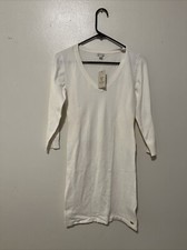 Guess Cheryl Inset Sweater Dress Macadamia Color Size M