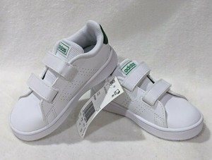 adidas Toddler Boy's Advantage White/Green Sneakers (EF0301) Size 7/8 NWB |  eBay