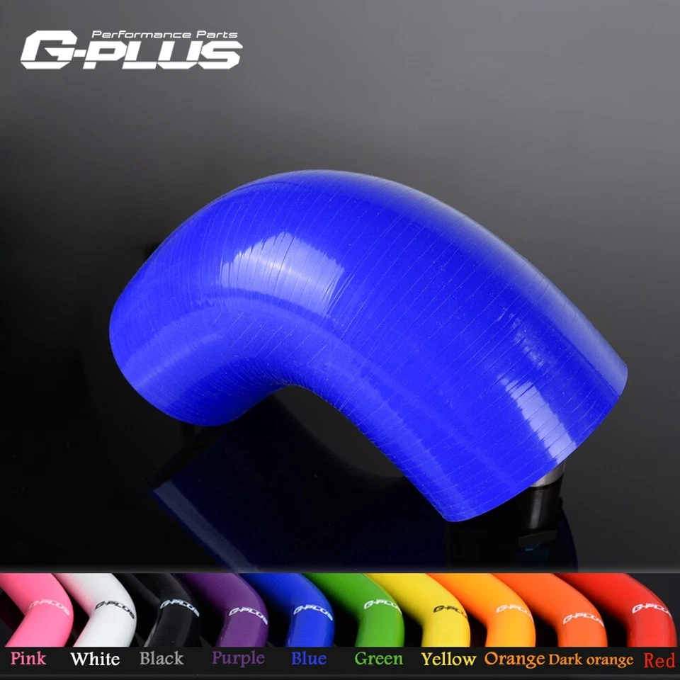 Fit For 25mm - 35mm 90 Degree Tube Turbo Silicone Elbow Coupler Piping Hose Blue - Image 2 of 4