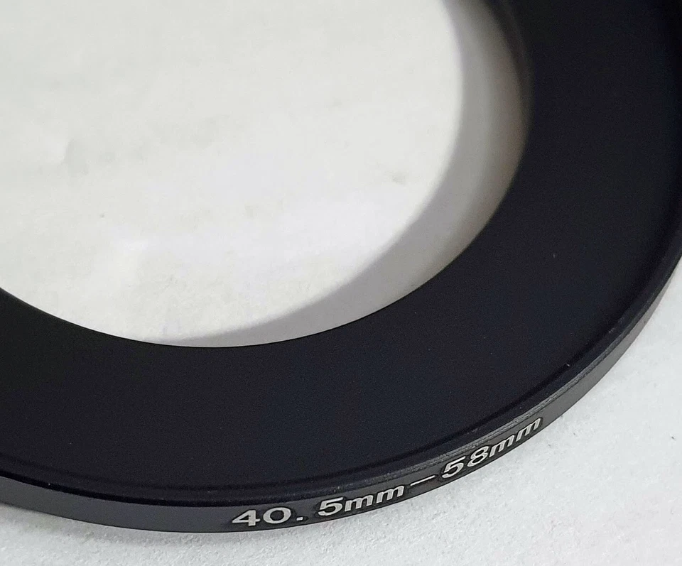 40.5-58mm Step-Up Lens Filter Metal Adapter Ring 40.5mm-58mm 40.5-58 E40.5mm-E58 - Image 2 of 4
