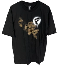 Vintage Y2K Famous Stars and Straps Shirt Black Size Large NEW Mens