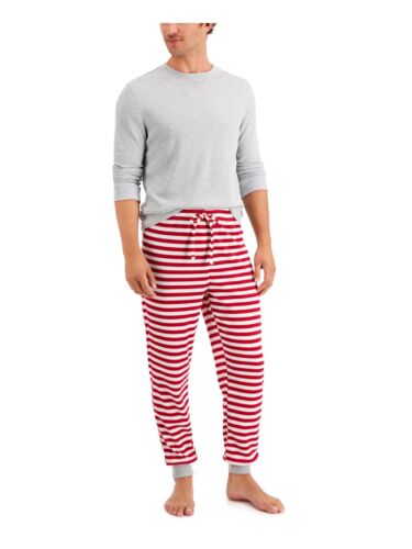 FAMILY PJs Mens Red Top Long Sleeve Pants Thermal Pajamas S - Picture 1 of 3