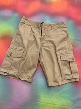Chaps Boys Size 16 Khaki Cargo Shorts