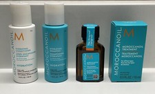 Moroccanoil Hydration Shampoo 1.35oz, Conditioner 1.35oz  Treatment oil .5oz