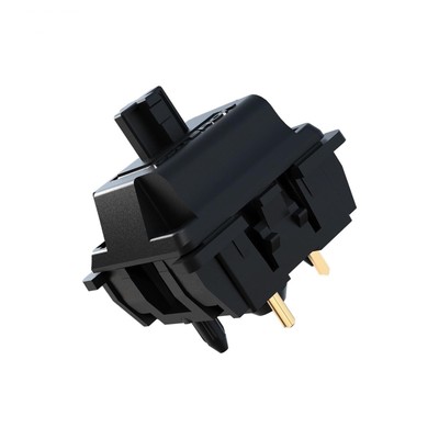 GATERON Oil King V2 Pre-lubed Keyboard Switches 5-Pin 55gf Black Linear Switc...