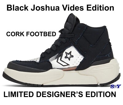 CONVERSE Black Joshua Vides Edition Weapon CX High Top Men's Sneaker  Lightweight