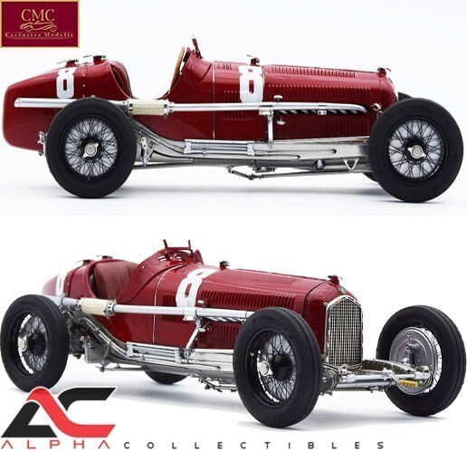 BoS 1/18 アルファ・ロメオ Tipo B P3 Aerodynamic BoS-Models 1:18 Alfa Romeo Tipo B P3 Aerodinamica Year 1934