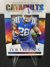 Jonathan Taylor 2022 Panini Origins Football Catapults Rookie Card #CAT-11