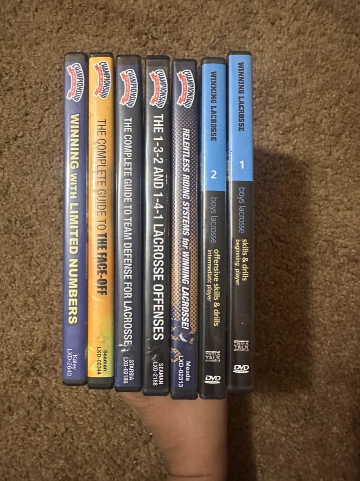 7 DVD lot for training Winning Lacrosse - Boys Lacrosse Vol. 1 & 2 with Jeff - Image 3 of 4