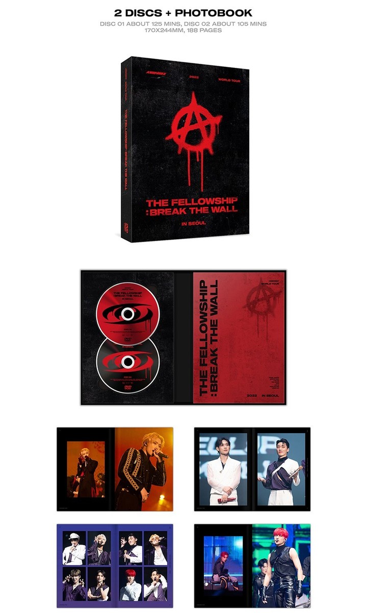 ATEEZ WORLD TOUR THE FELLOWSHIP:BREAK THE WALL IN SEOUL DVD