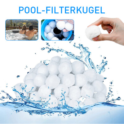 7-2100g Filter Balls für Pool Filterballs alternativ 25kg Filtersand Filterbälle