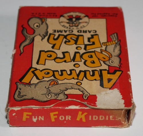 Vintage Animal Bird Fish Card Game 1940s ED-U Cards CT6 - Picture 4 of 7