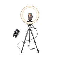 Sensyne 14'' Ring Light with 50'' Extendable Tripod Stand, LED Circle Lights ...