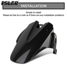 Carbon Rear Fender Mudguard Tire Hugger for Suzuki GSXR600 750 K6 K8 2006-2010